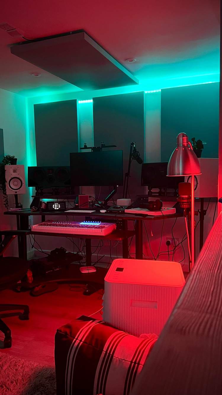 Inside Super Beats Studio, Nottingham